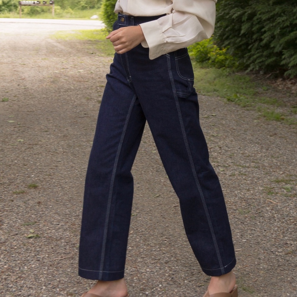 Jesse Kamm Handy Pant Style Vintage Painter Pants - Picture 4 of 14